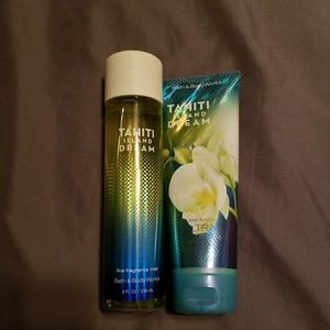 Tahiti body spray && lotion❤